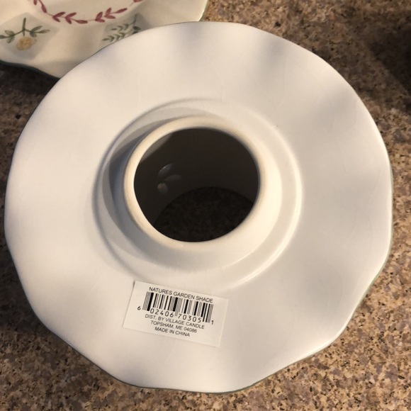 Village Candle Natures Garden Shade and Jar Tray (Candle Not Included) - Picture 11 of 16